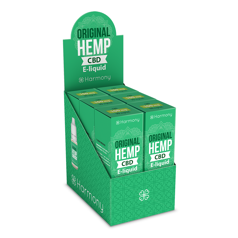 CBD E-liquid chai 10ml – Original Hemp – Lốc 6 hộp