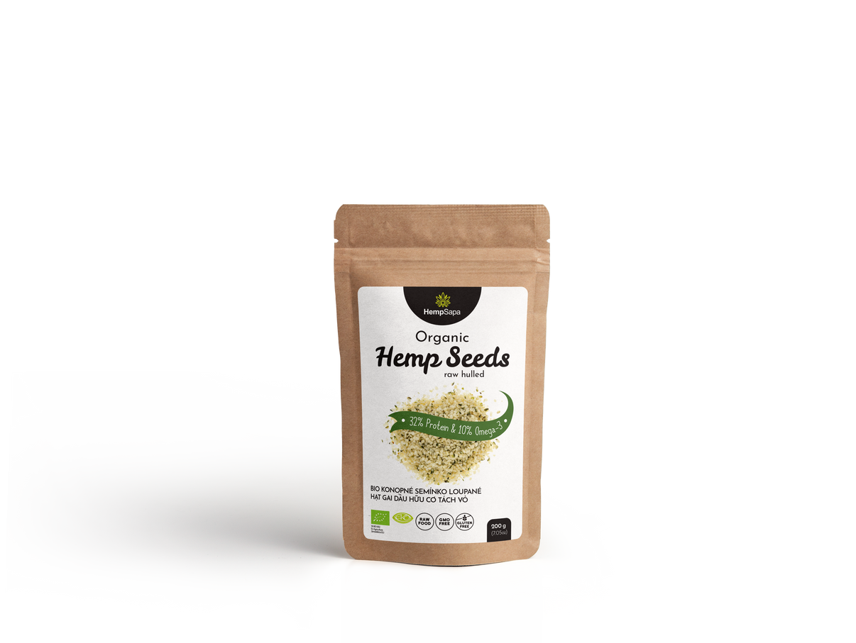 Hạt Gai Dầu Hữu Cơ Tách Vỏ - 200 grams
