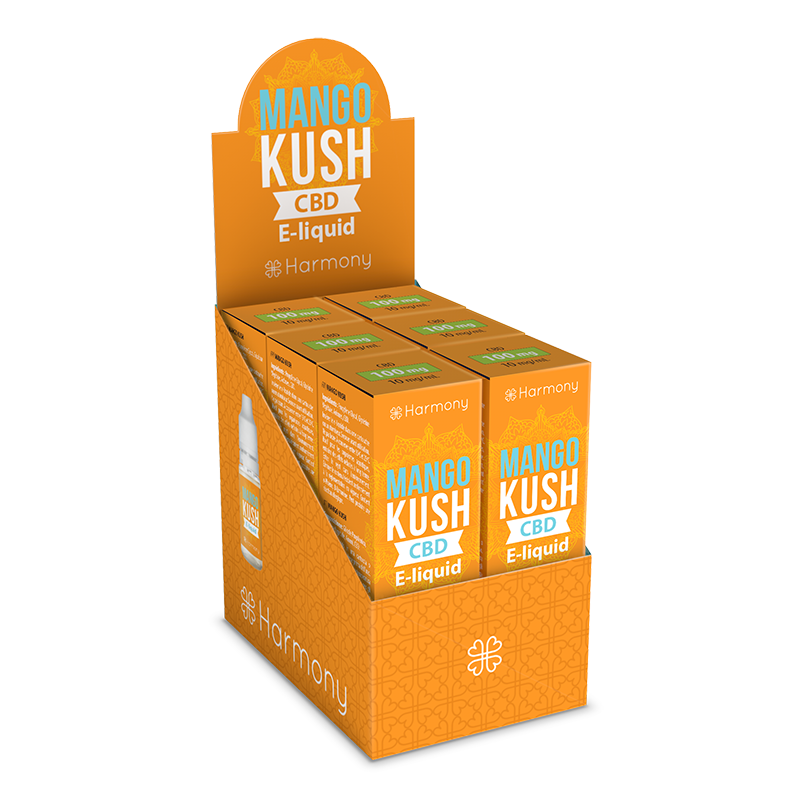 CBD E-liquid chai 10ml – Mango Kush – Lốc 6 hộp
