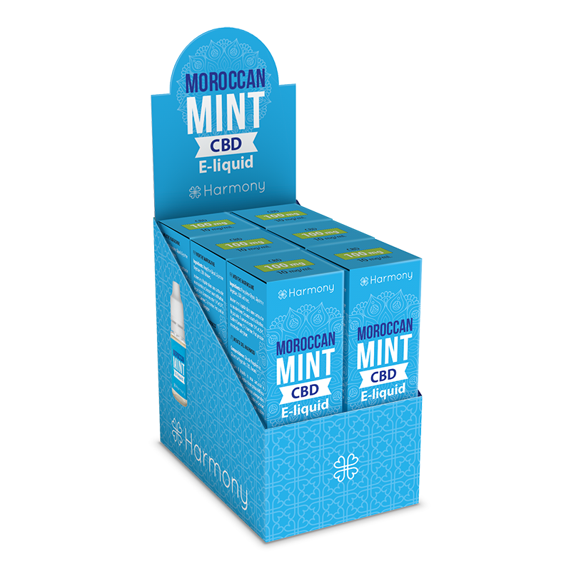 CBD E-liquid chai 10ml – Moroccan Mint – Lốc 6 hộp