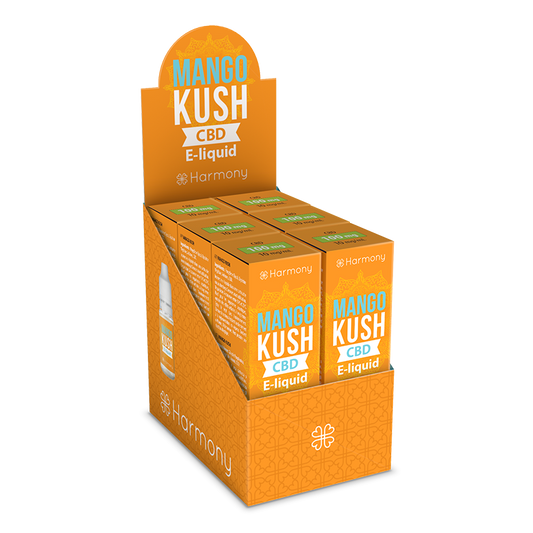 CBD E-liquid chai 10ml – Mango Kush – Lốc 6 hộp